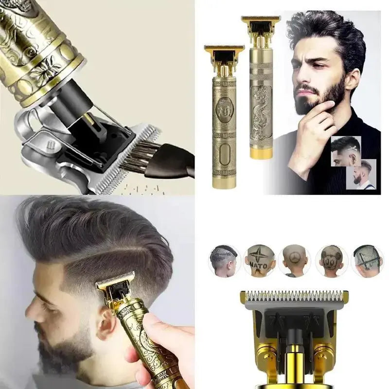 Máquina de corte de cabelo masculino elétrico profissional